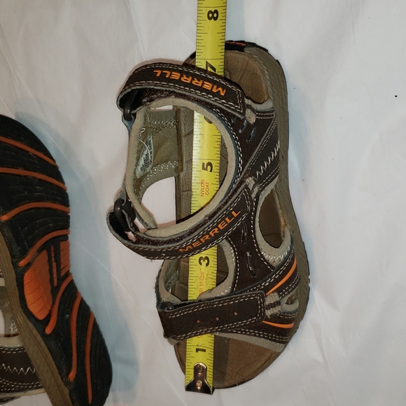 Merrell Sandals Water Leather Upper Hiking Active Sporty Kids 11 EUC - Picture 12 of 12